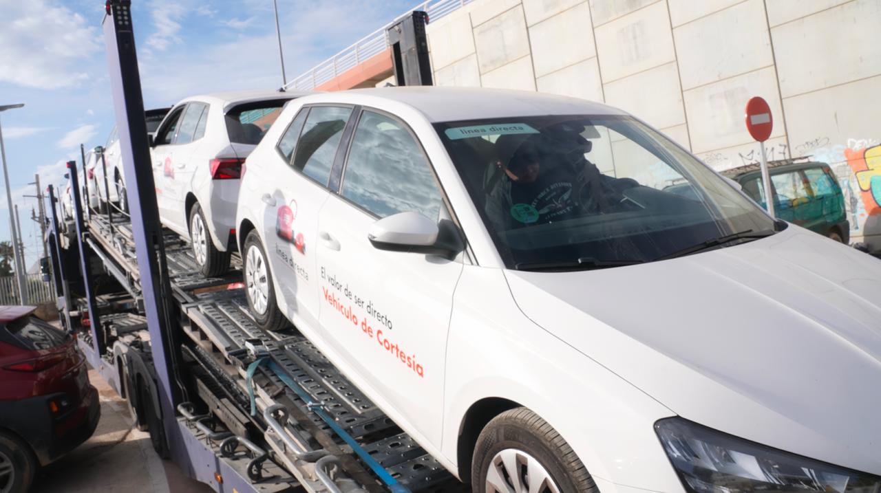 Línea Directa provides replacement vehicles to clients affected by DANA