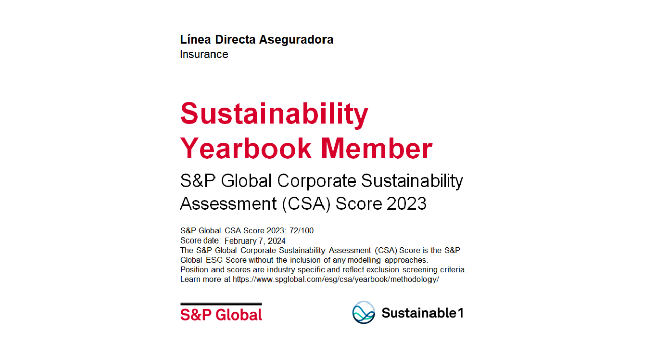 Certificado que se le da a las compañías que entran dentro del S&P Global Sustainability Yearbook